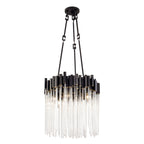 Matrix 6 Light Pendant - Matte Black/French Gold