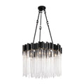 Matrix 9 Light Pendant - Matte Black/French Gold