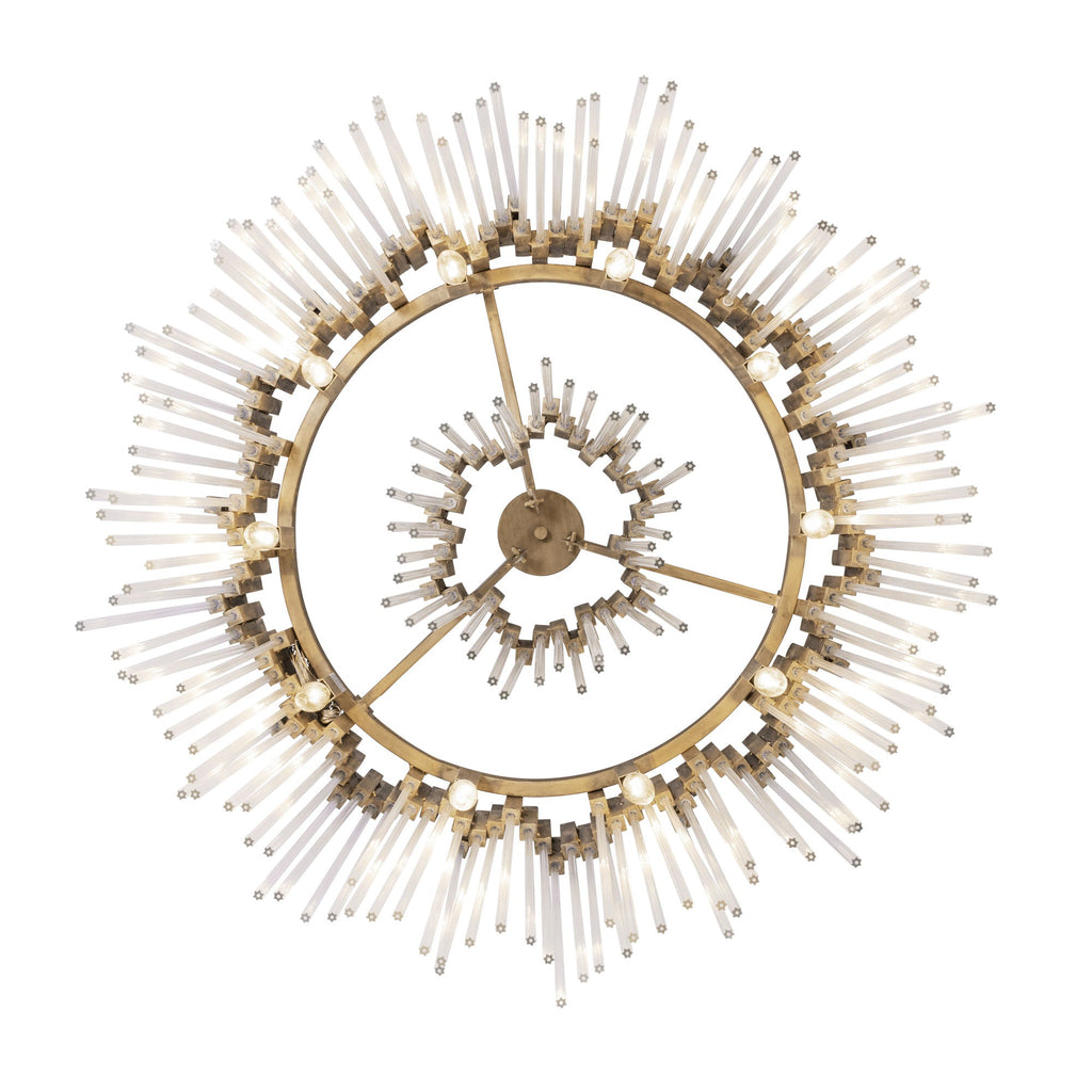 Matrix 10 Light Pendant - Havana Gold