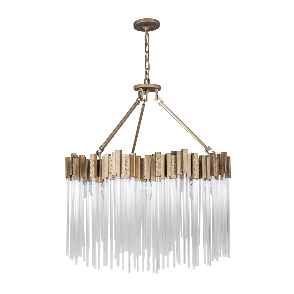 Matrix 10 Light Pendant - Havana Gold