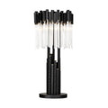 Matrix 3 Light Table Lamp - Matte Black/French Gold