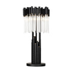 Matrix 3 Light Table Lamp - Matte Black/French Gold