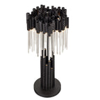 Matrix 3 Light Table Lamp - Matte Black/French Gold