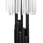 Matrix 3 Light Table Lamp - Matte Black/French Gold