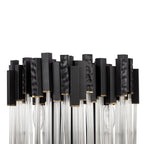 Matrix 3 Light Table Lamp - Matte Black/French Gold