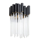Matrix 1 Light Sconce - Matte Black/French Gold