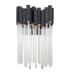 Matrix 1 Light Sconce - Matte Black/French Gold