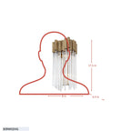 Matrix 2 Light Sconce - Havana Gold