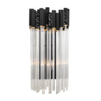 Matrix 2 Light Sconce - Matte Black/French Gold