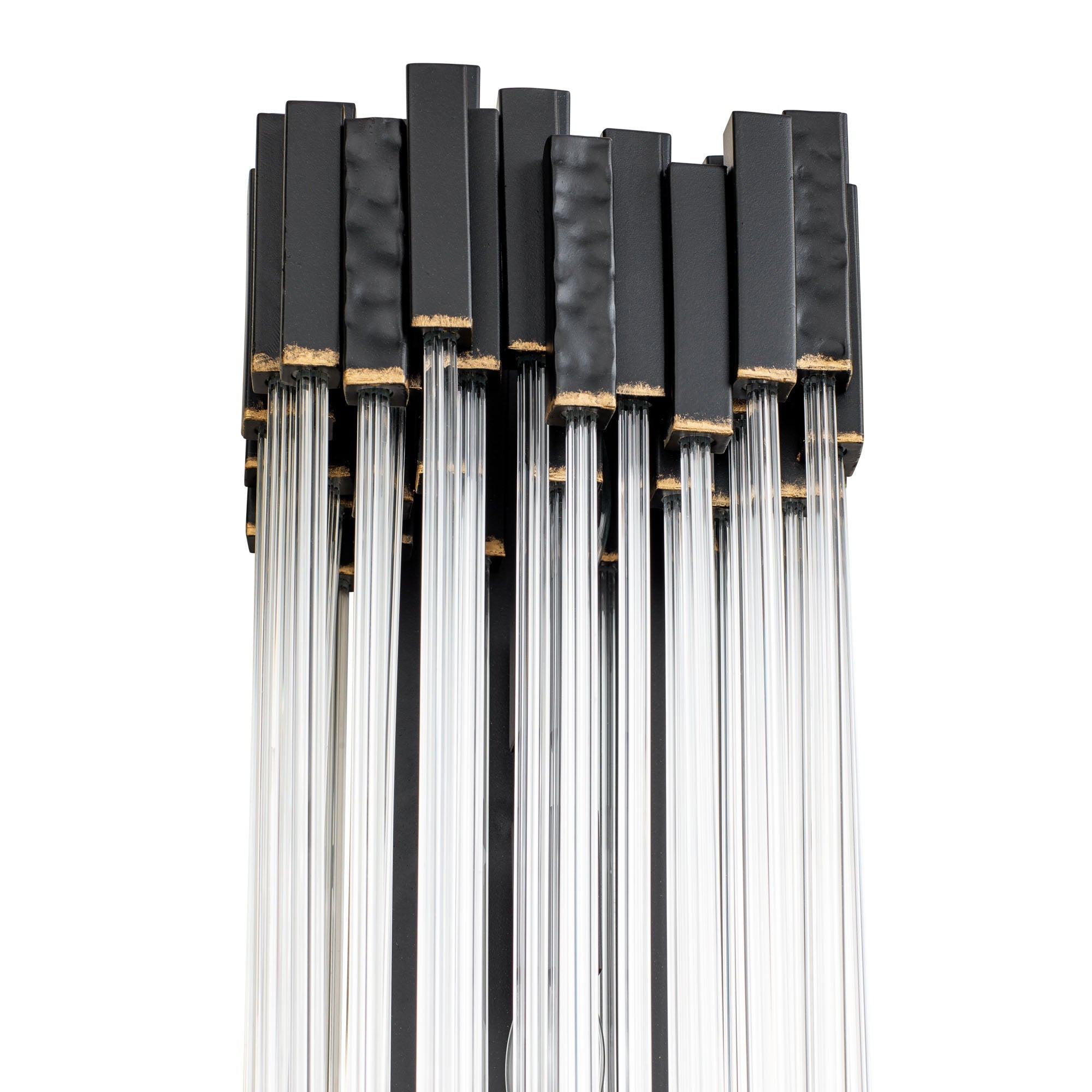 Matrix 2 Light Sconce - Matte Black/French Gold