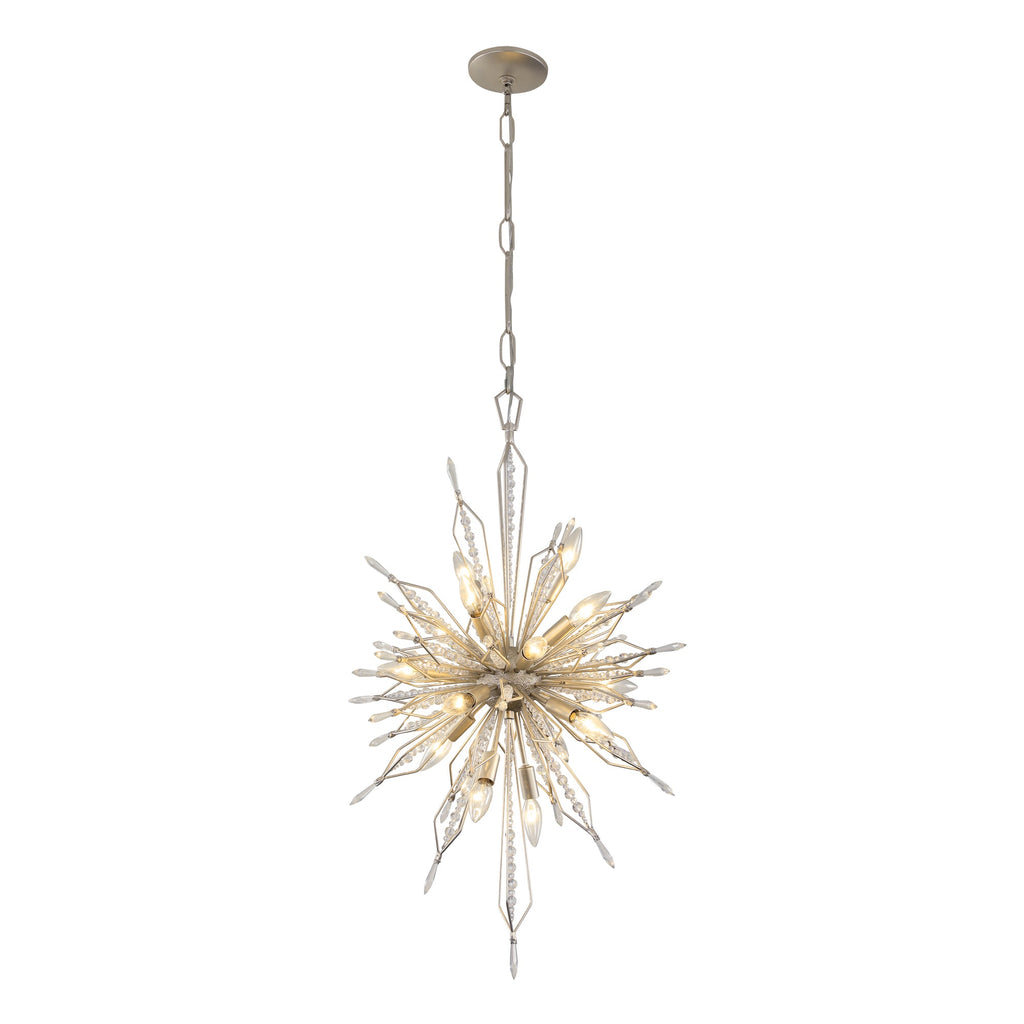 Orbital 16 Light Foyer - Gold Dust