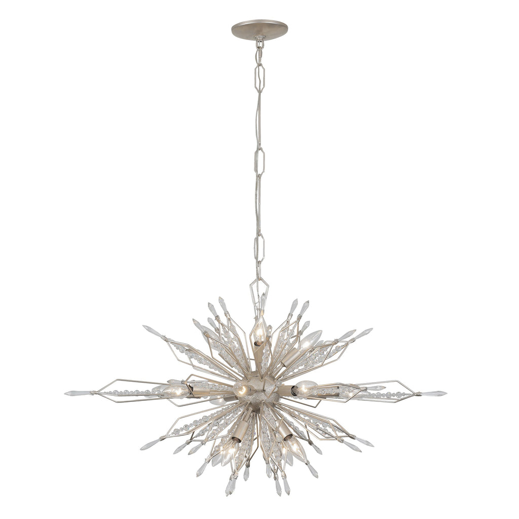 Orbital 16 Light Oval Linear Pendant - Gold Dust