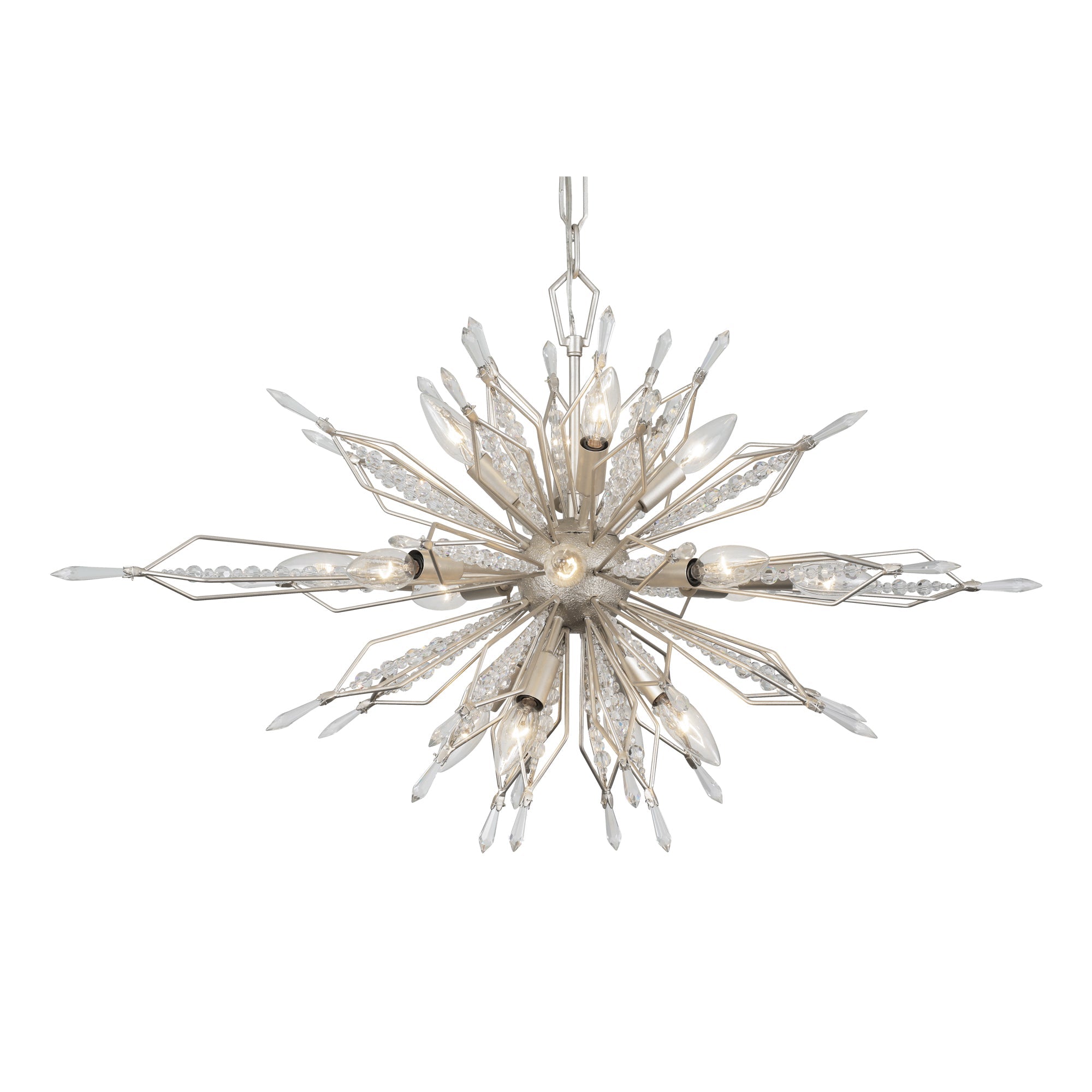 Orbital 16 Light Oval Linear Pendant - Gold Dust