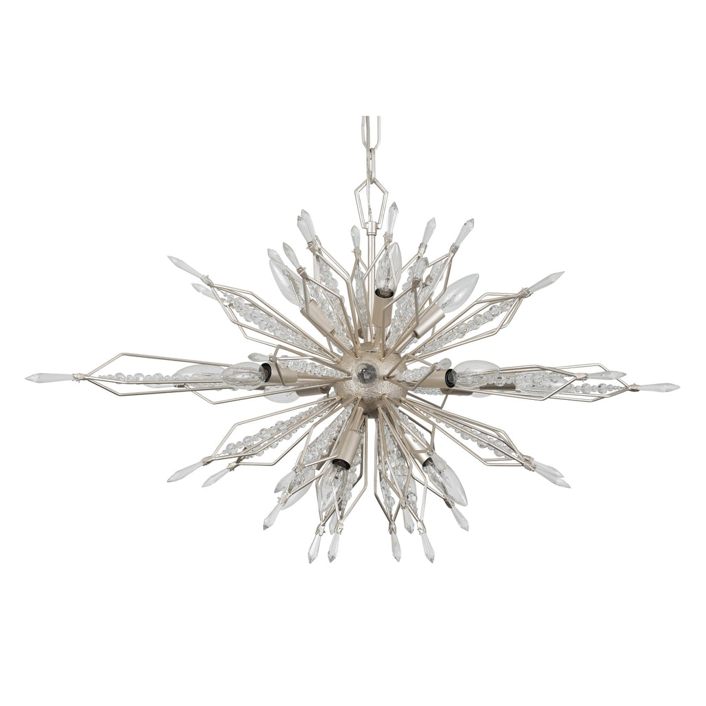Orbital 16 Light Oval Linear Pendant - Gold Dust
