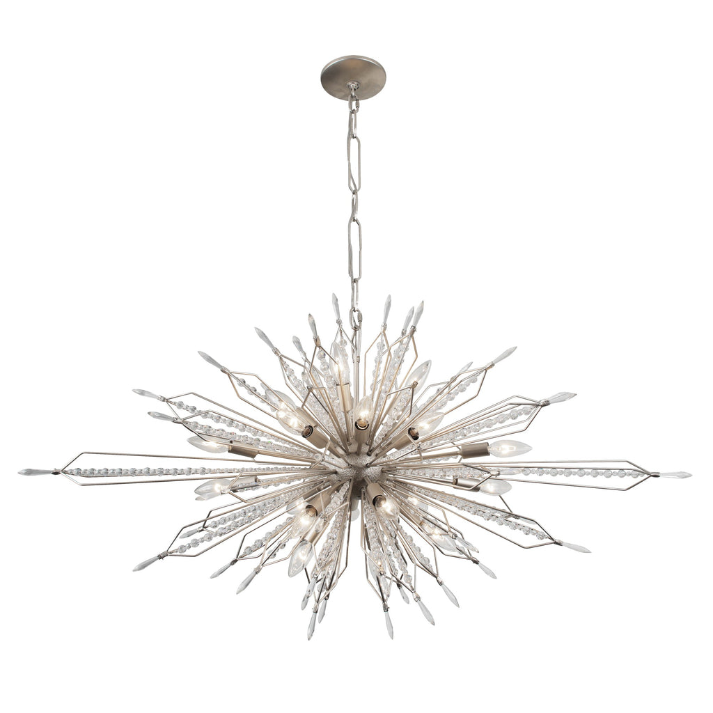 Orbital 20Light Oval Linear Pendant - Gold Dust