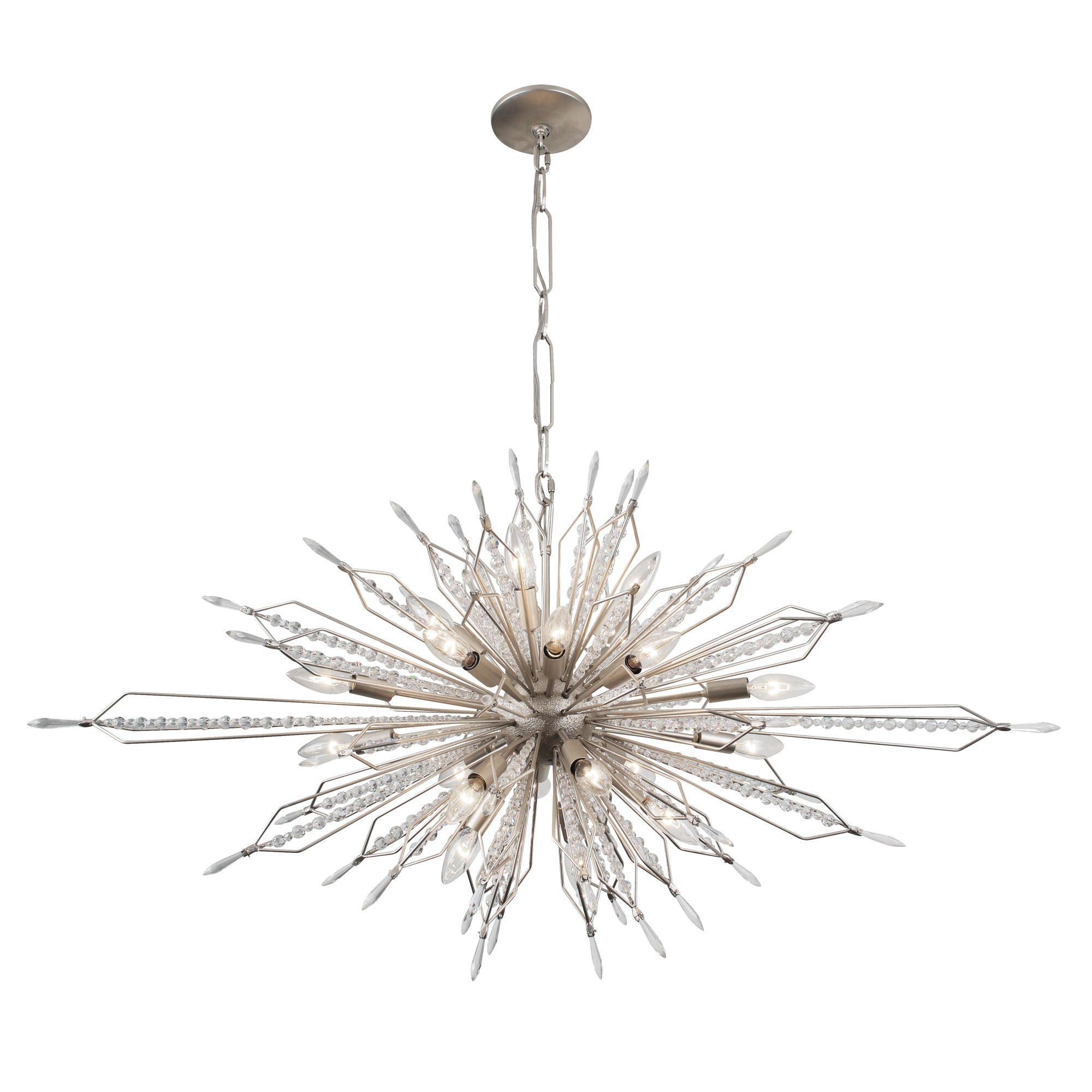 Orbital 20Light Oval Linear Pendant - Gold Dust