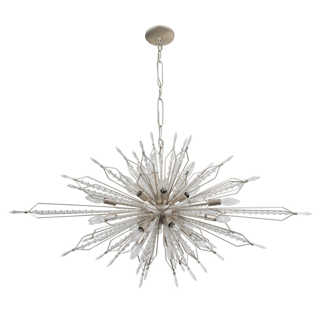 Orbital 20Light Oval Linear Pendant - Gold Dust