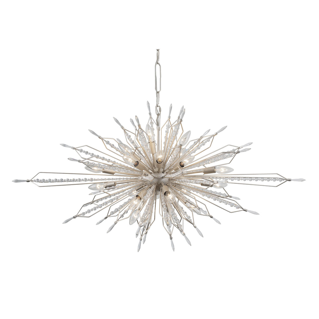 Orbital 20Light Oval Linear Pendant - Gold Dust