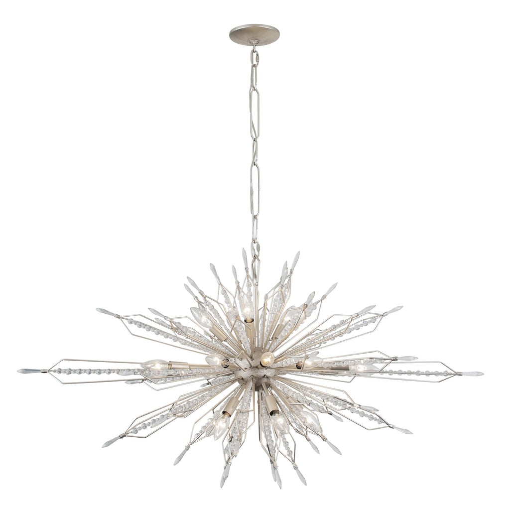 Orbital 20Light Oval Linear Pendant - Gold Dust