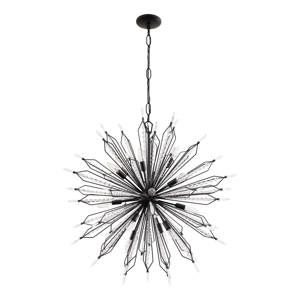 Orbital Large 16 Light Pendant - Carbon
