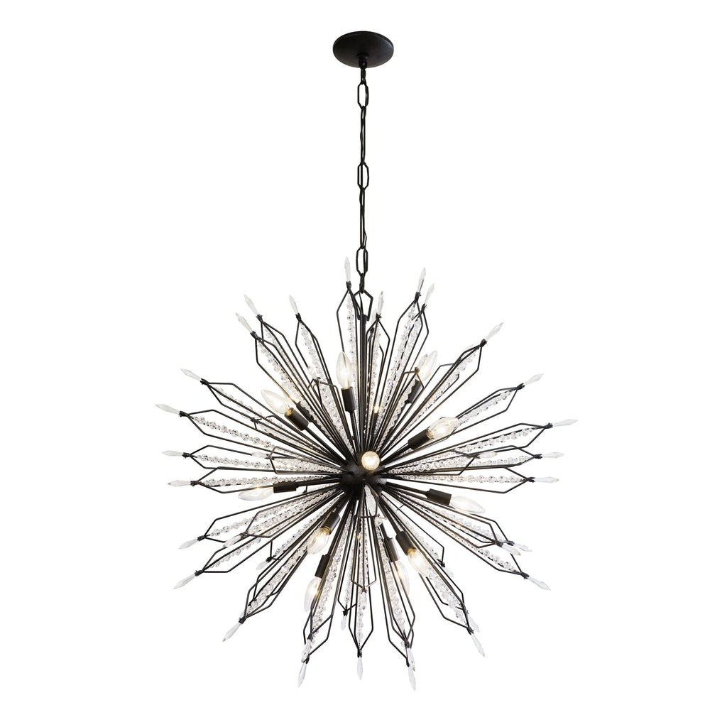Orbital Large 16 Light Pendant - Carbon
