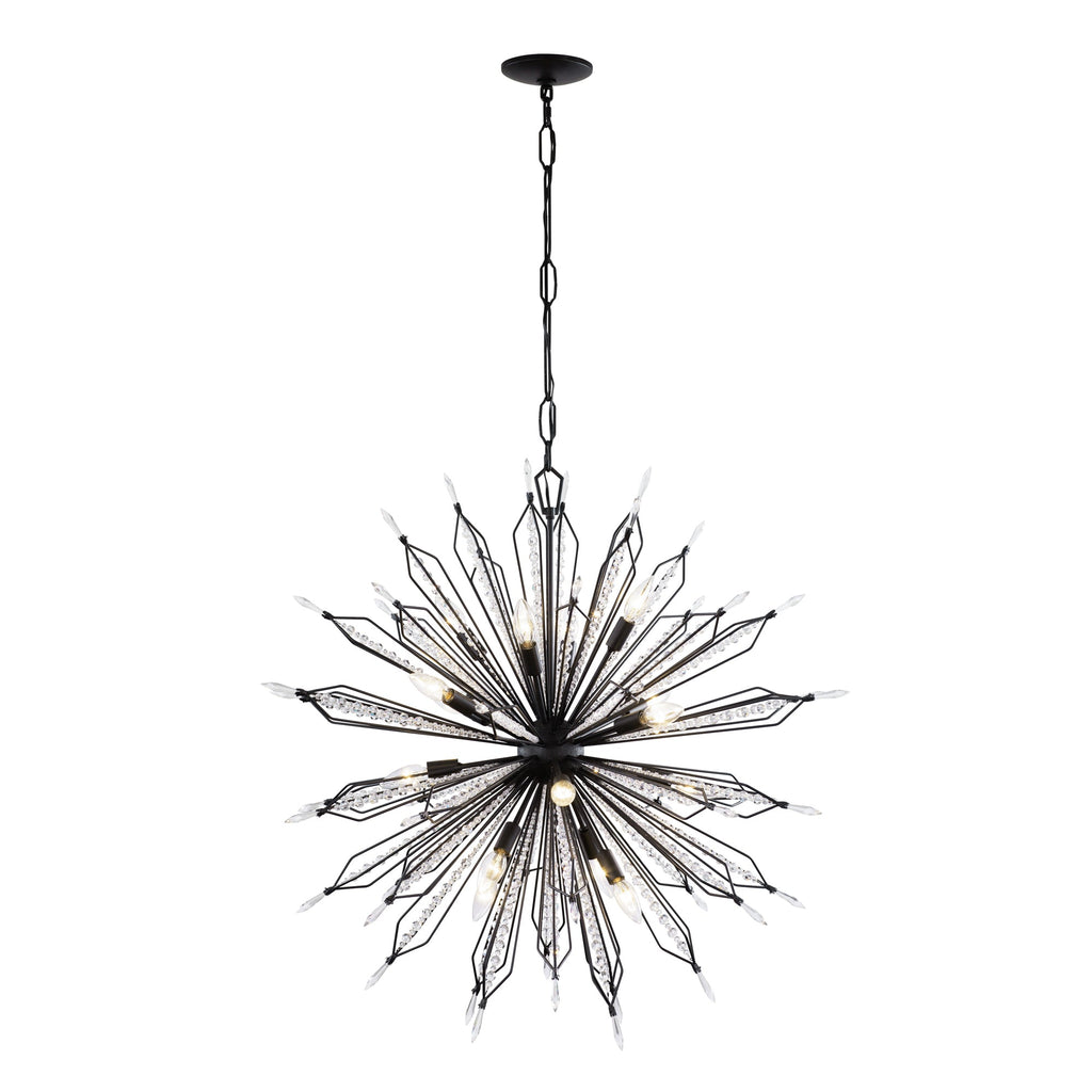Orbital Large 16 Light Pendant - Carbon
