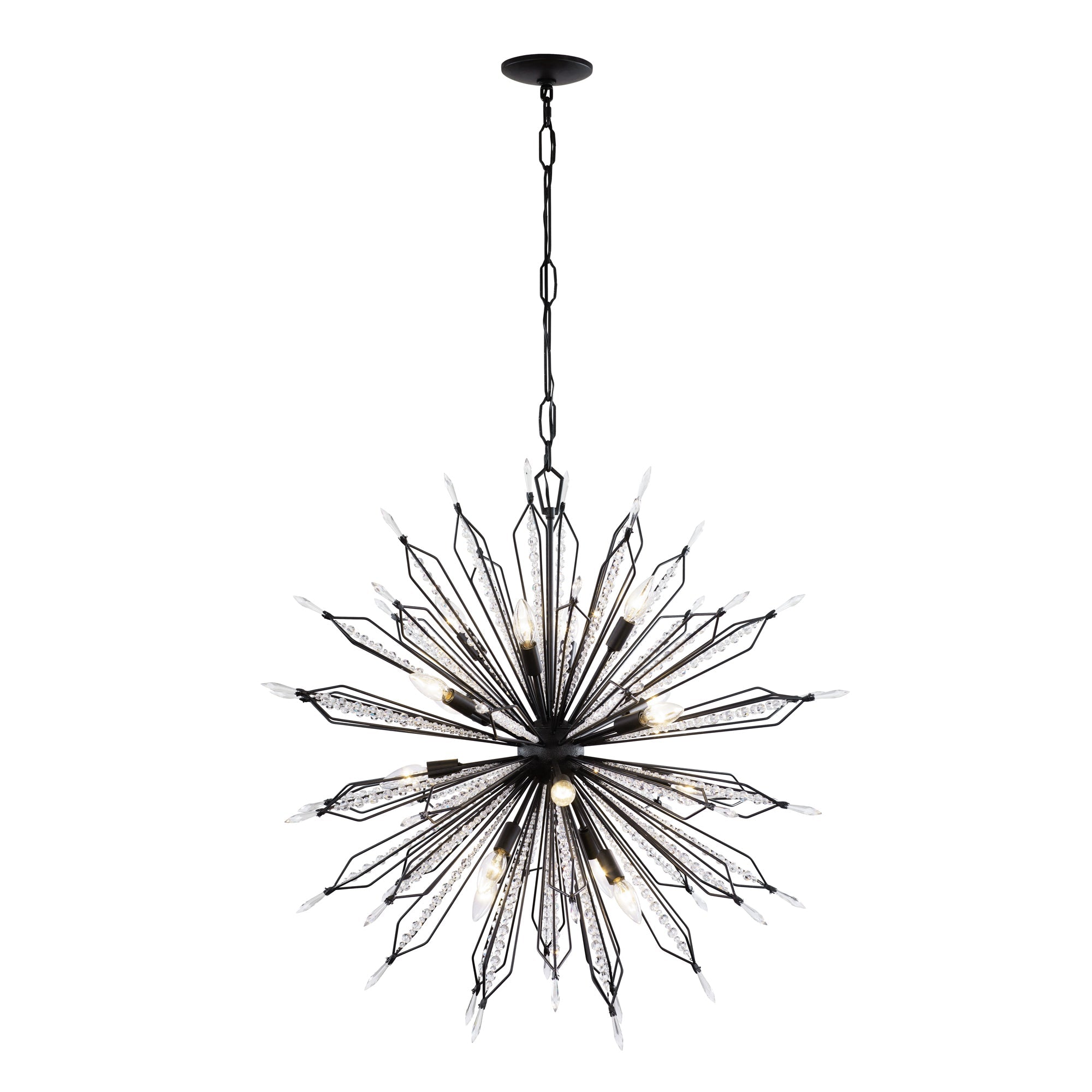 Orbital Large 16 Light Pendant - Carbon