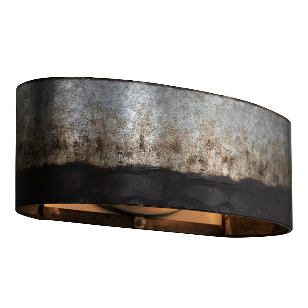 Cannery 2 Light Bath - Ombre Galvanized