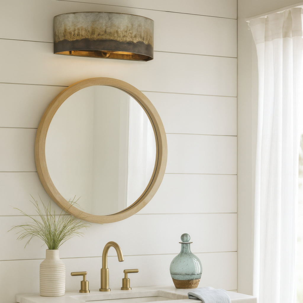Cannery 2 Light Bath - Ombre Galvanized