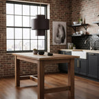 Cannery 4 Light Tall Pendant - Dark Bronze & French Gold