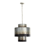 Cannery 4 Light Tall Pendant - Ombre Galvanized