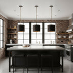 Cannery 1 Light Mini Pendant - Dark Bronze & French Gold