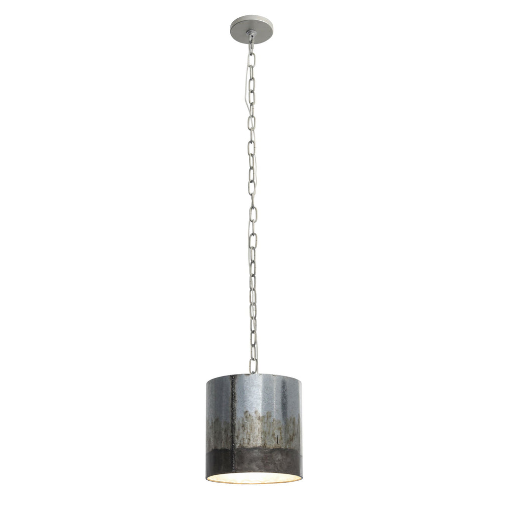 Cannery 1 Light Mini Pendant - Ombre Galvanized