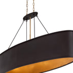 Cannery 5 Light Linear - Dark Bronze & French Gold