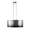 Cannery 6 Light Oval/Linear Pendant - Ombre Galvanized