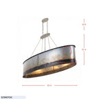 Cannery 7 Light Linear - Ombre Galvanized