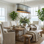 Cannery 7 Light Linear - Ombre Galvanized