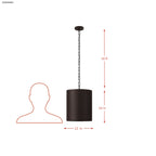 Cannery 2 Light Pendant - Ombre Galvanized