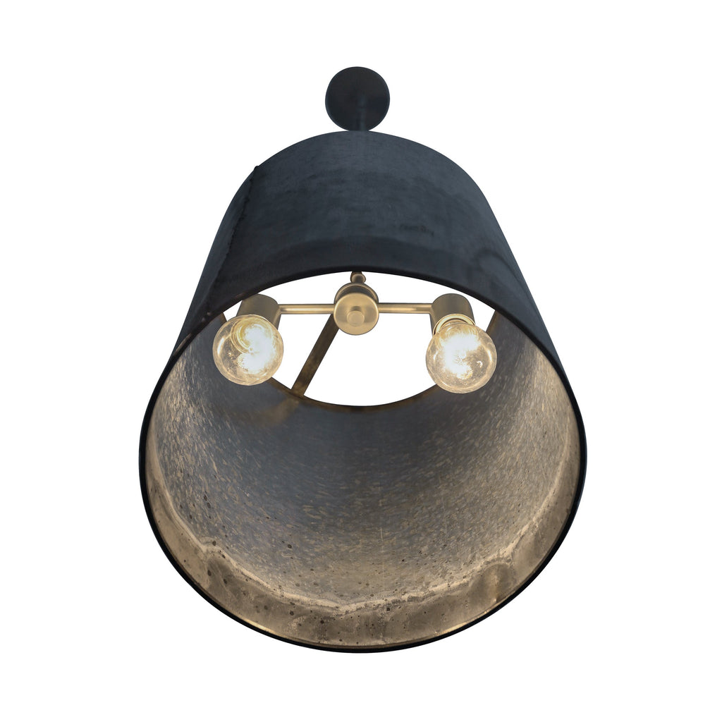 Cannery 2 Light Pendant - Ombre Galvanized