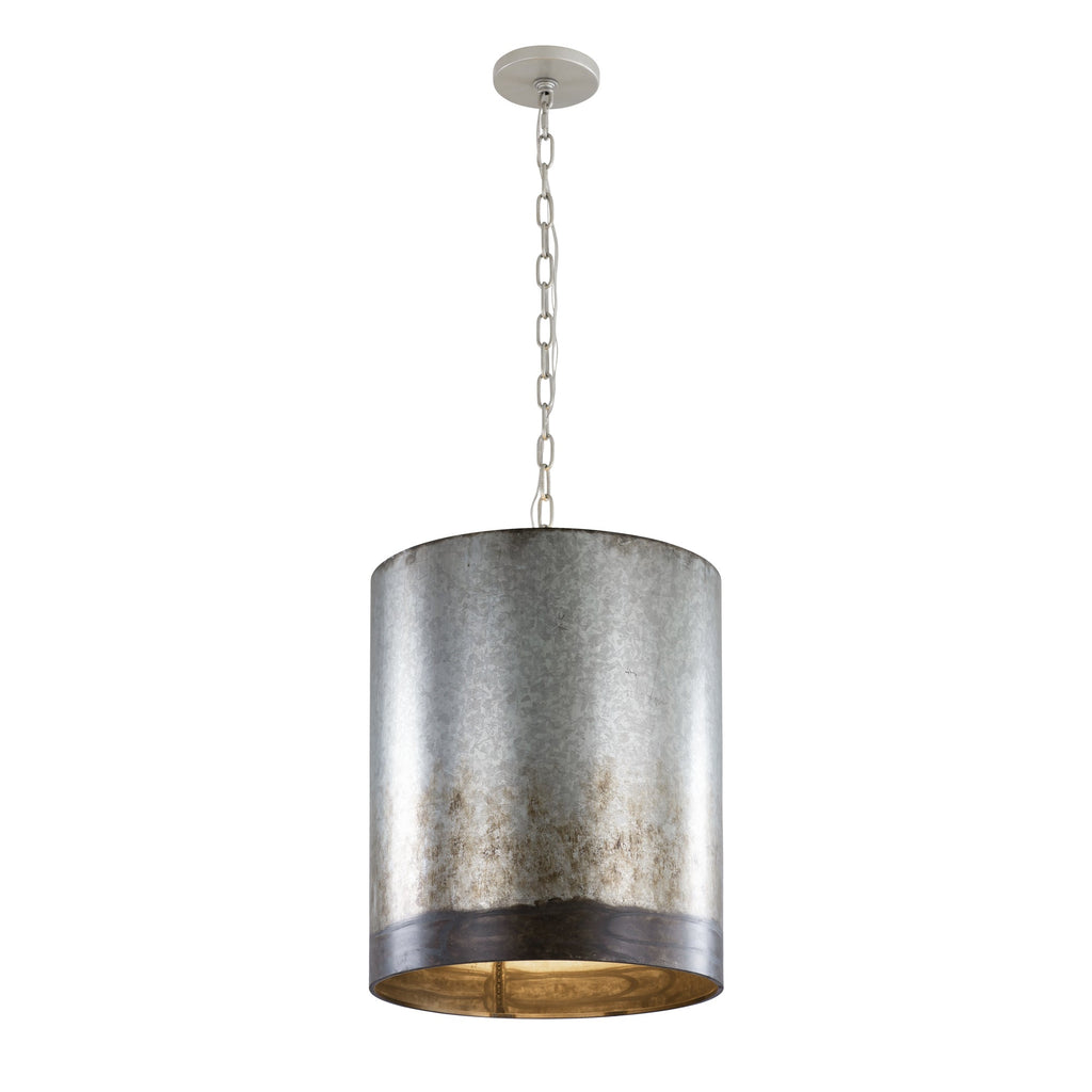 Cannery 3 Light Pendant - Ombre Galvanized