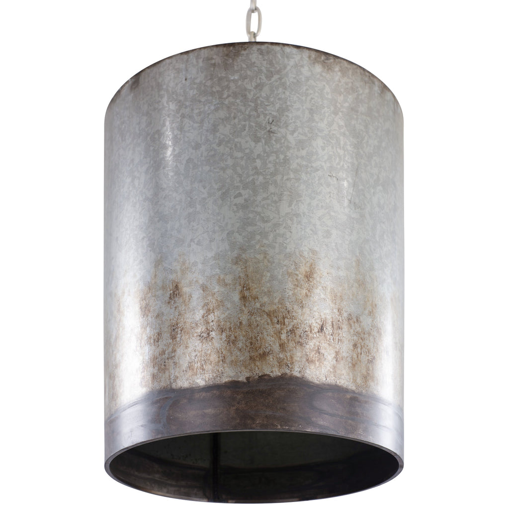 Cannery 3 Light Pendant - Ombre Galvanized