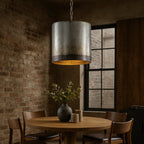 Cannery 3 Light Pendant - Ombre Galvanized