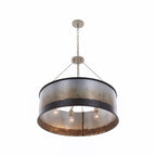 Cannery 5 Light Pendant - Ombre Galvanized