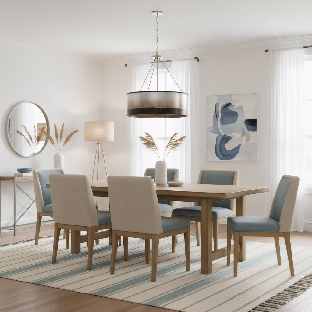 Cannery 5 Light Pendant - Ombre Galvanized