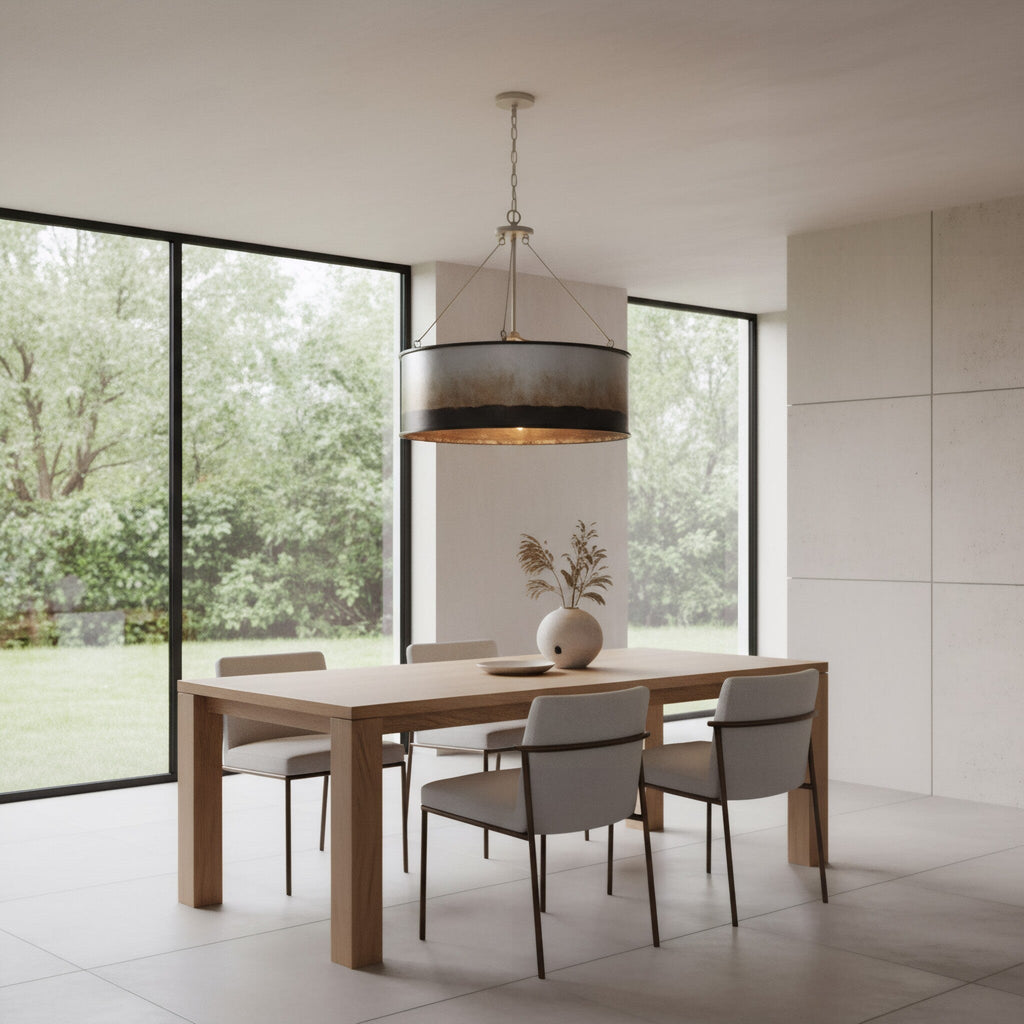 Cannery 5 Light Pendant - Ombre Galvanized