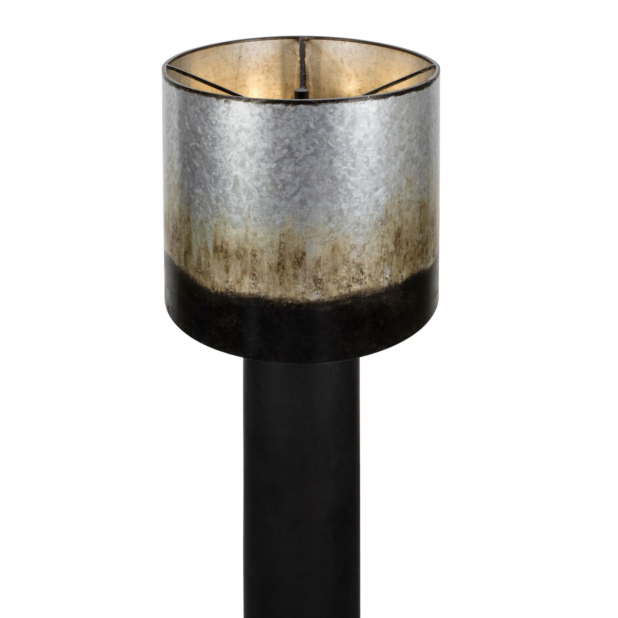 Cannery 2 Light Buffet Table Lamp - Ombre Galvanized