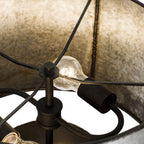 Cannery 2 Light Table Lamp - Ombre Galvanized