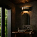 Cannery 2 Light Sconce - Ombre Galvanized