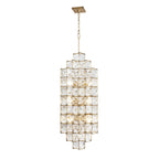 Cubic 14 Light Foyer - Calypso Gold