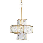Cubic 1 Light Pendant - Calypso Gold
